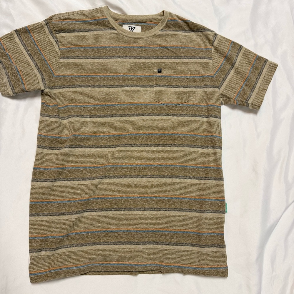 VISSLA Multicolor Striped Men's Tee